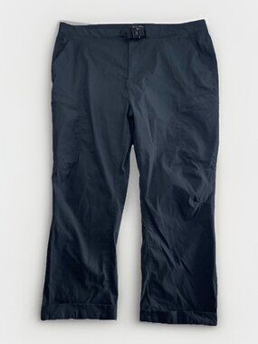 Performance Tech Pants Hike Softshell Utility Cargo Black Men 44 Gorpcore Light